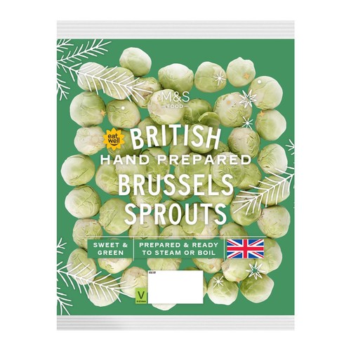 M&S Prepared Brussels Sprouts