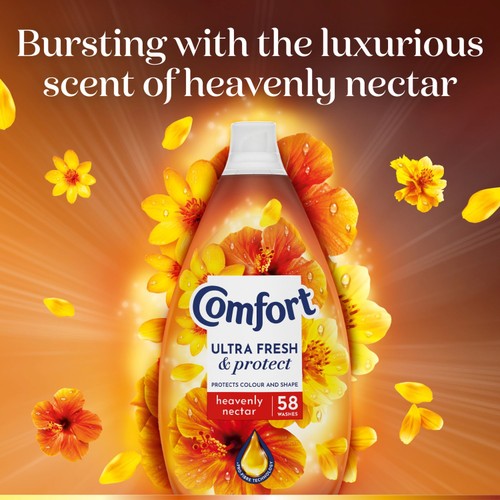Comfort Ultra-Concentrated Fabric Conditioner Heavenly Nectar 58 Wash