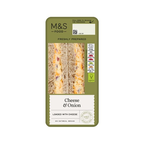 M&S Cheese & Onion Ready Made Sandwich