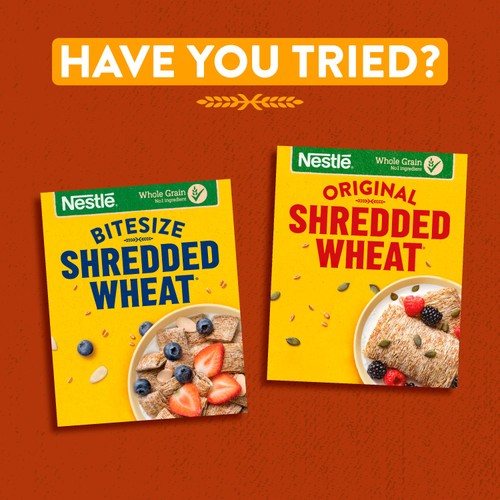 Shredded Wheat Bitesize Honey & Nut Cereal