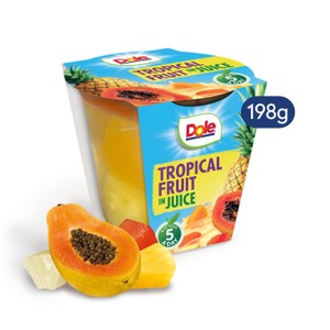 Dole Mixed Fruit In Peach Jelly 4X123g