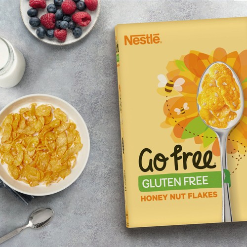 Go Free Gluten Free Honeynut Flakes Breakfast Cereal