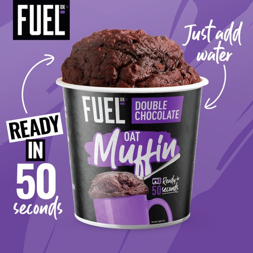 FUEL 10K Chocolate Oat Muffin Protein Snack Pot