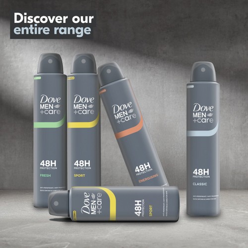 Dove Men+Care Antiperspirant Deodorant Classic Aerosol