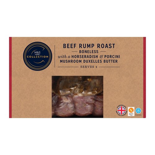 M&S Collection Beef Rump Roast with Duxelle Butter