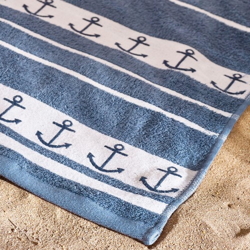 Catherine Lansfield Anchors Beach Towel