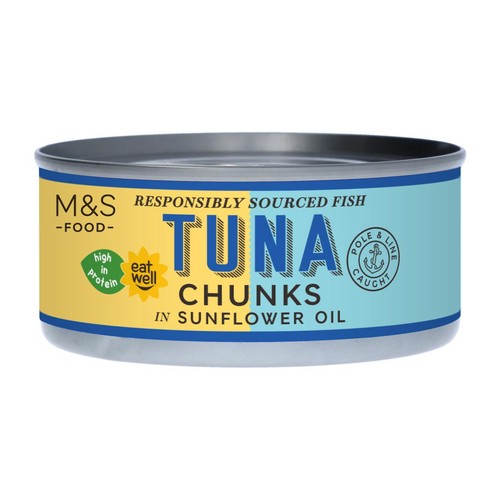 M&S Tuna Chunks in Sunflower Oil