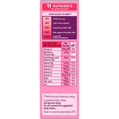Bassetts Multivitamins, Raspberry 7-11yrs