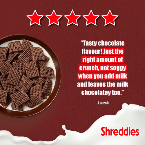 Shreddies Coco Chocolate Breakfast Cereal