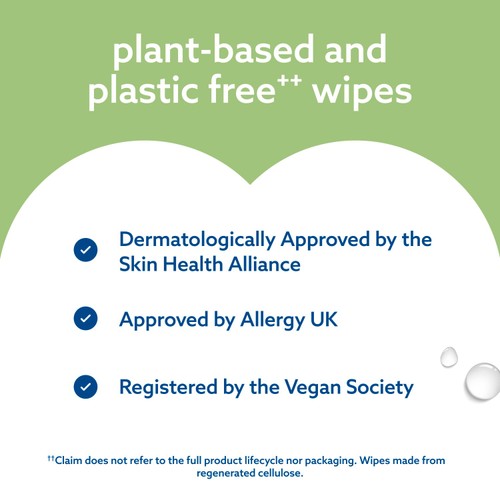 WaterWipes Baby Wipes Sensitive Weaning Plastic Free Wipes 60 Wipes