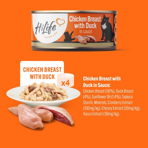 HiLife It's Only Natural Luxury Cat Food Meat Selection