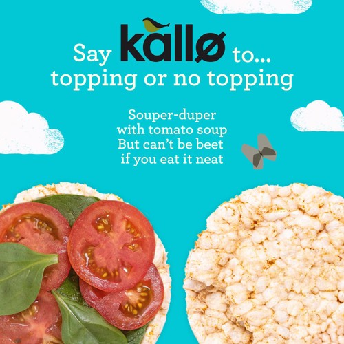Kallo Organic Thick Slightly Salted Rice Cakes