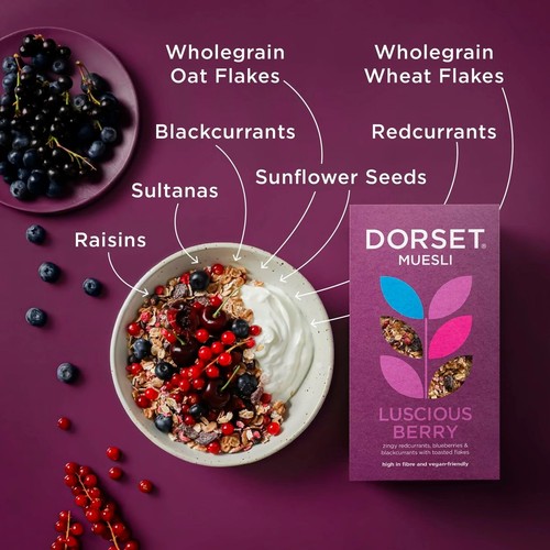 Dorset Cereals Luscious Berry Muesli Breakfast Cereal