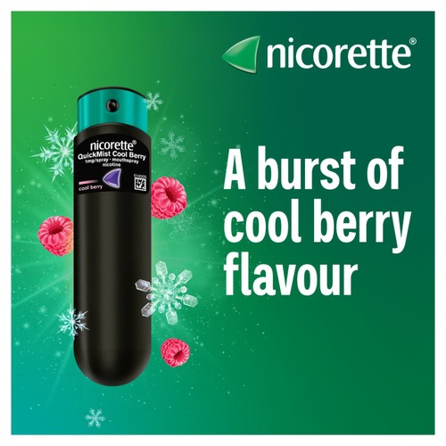 Nicorette Quickmist Cool Berry Mouthspray, Quit Vaping Aid