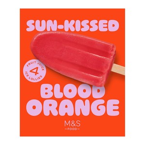 Sun-Kissed Blood Orange Ice Lollies