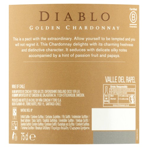 Diablo Golden Chardonnay
