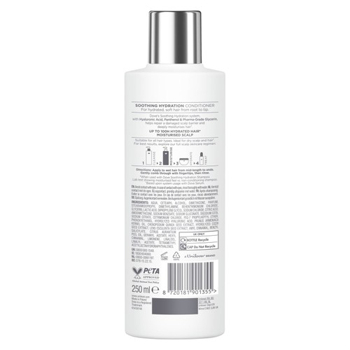 Dove Soothing Hydration Conditioner  for Smooth, Soft and Moisturised Hair
