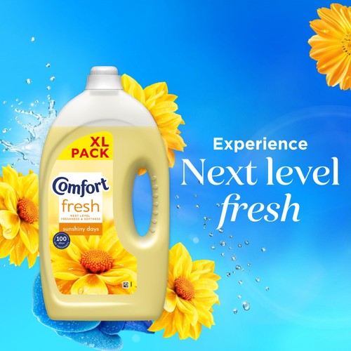 Comfort Fresh Sunshiny Days Fabric Conditioner 80 Washes