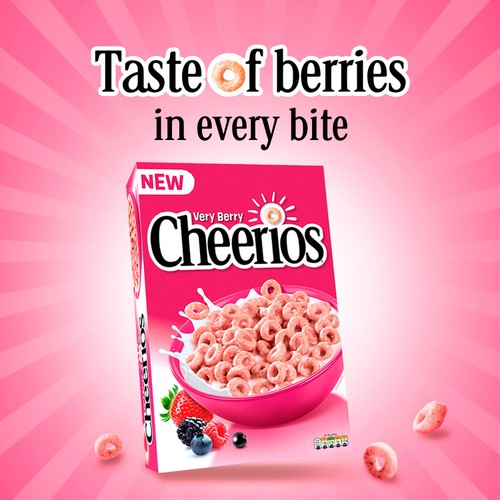 Cheerios Very Berry Multigrain Breakfast Cereal