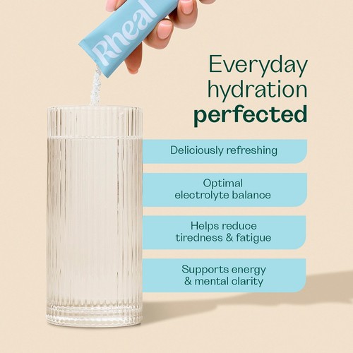 Rheal Raspberry Daily Hydration Electrolytes