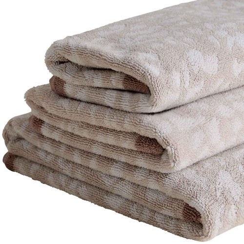 M&S Linen Hand Towel, Leopard Print