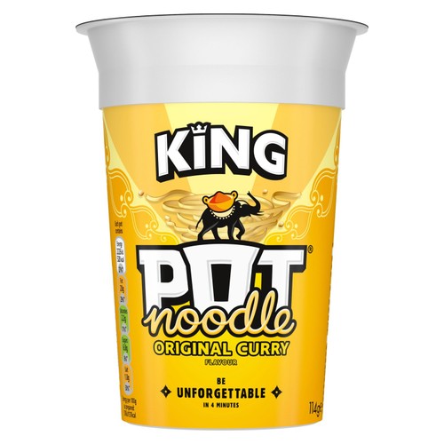 Pot Noodle King Original Curry