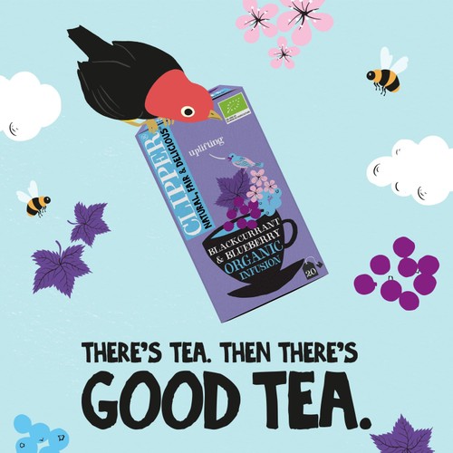 Clipper Blackcurrant & Blueberry Organic Tea Bags
