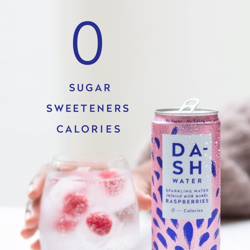 DASH Raspberry Infused Sparkling Water