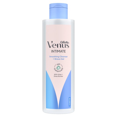 Venus 2 in 1 Cleanser & Shave Gel for Pubic Hair And Skin
