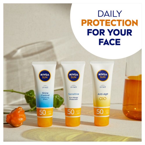 NIVEA SUN UV Face SPF 50 Sun Cream Shine Control