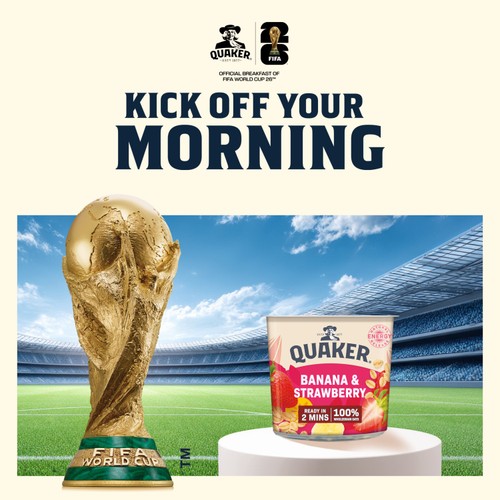 Quaker Oat So Simple Banana Strawberry Porridge Cereal Pot