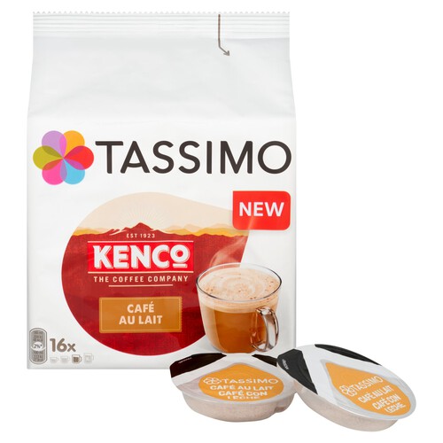 Tassimo Kenco Cafe au Lait Pods Ocado