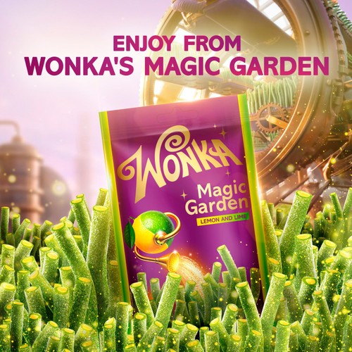 Wonka Magic Garden Rope Sweets Lemon and Lime