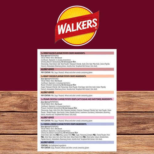 Walkers Meaty Variety Multipack Crisps