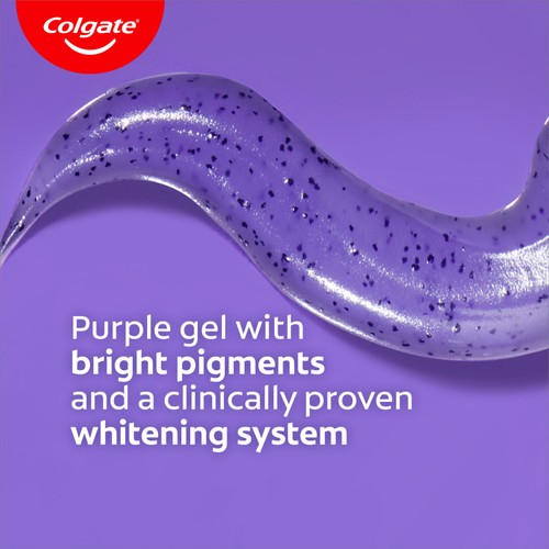 Colgate Advanced White Purple Teeth Whitening Toothpaste