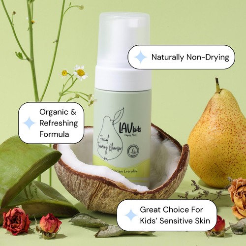 Lav Kids Facial Foaming Cleanser