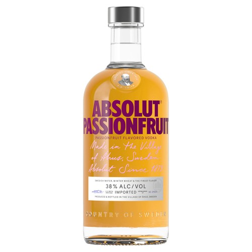 Absolut Passionfruit Flavoured Swedish Vodka
