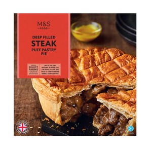 M&S Deep Filled Steak Shortcrust Pastry Pie