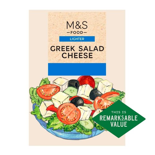 M&S Greek Lighter Salad Cheese