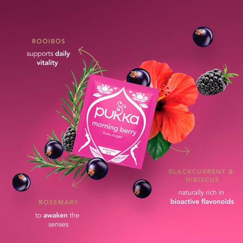 Pukka Teas Organic Morning Berry 20 tea bags