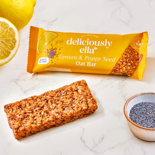 Deliciously Ella Lemon & Poppy Seed Oat Bar Multipack