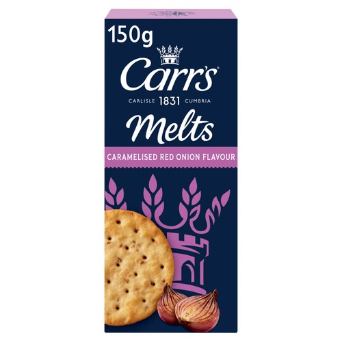 Carr's Melts Caramelised Red Onion Crackers