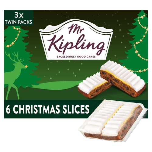 Mr Kipling Christmas Cake Slices