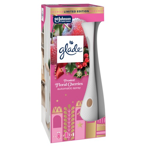 Glade Automatic Spray Air Freshener Holder & Refill Frosted Floral Cherries