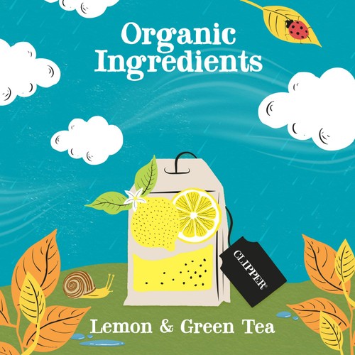 Clipper Organic Fairtrade Green Tea Bags with Lemon