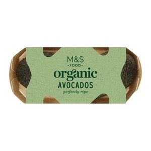 M&S Organic Perfectly Ripe Avocados
