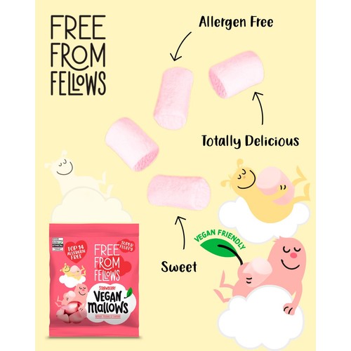 Free From Fellows vegan Strawberry mallow