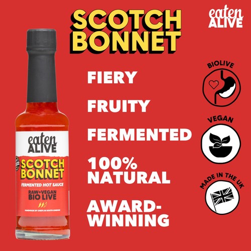 Eaten Alive Scotch Bonnet Fermented Hot Sauce