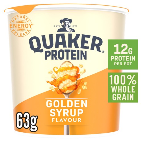 Quaker Oats High Protein Golden Syrup Porridge Pot