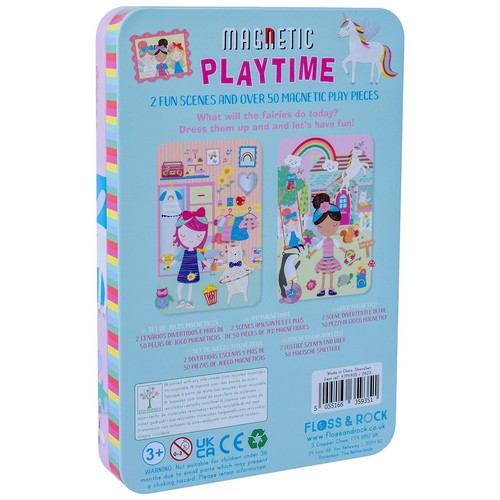 Floss & Rock Magnetic Playtime Tin Rainbow Fairy